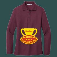 Women's Silk Touch Long Sleeve Polo Thumbnail