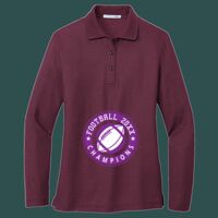 Women's Silk Touch Long Sleeve Polo Thumbnail