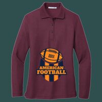 Women's Silk Touch Long Sleeve Polo Thumbnail