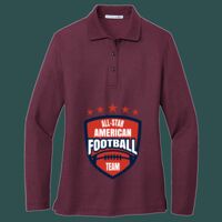 Women's Silk Touch Long Sleeve Polo Thumbnail