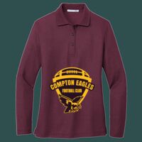 Women's Silk Touch Long Sleeve Polo Thumbnail