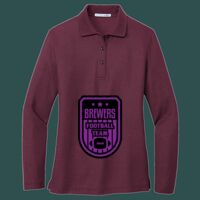 Women's Silk Touch Long Sleeve Polo Thumbnail