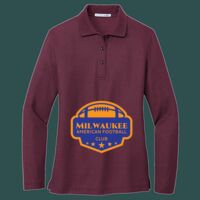 Women's Silk Touch Long Sleeve Polo Thumbnail