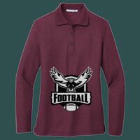 Women's Silk Touch Long Sleeve Polo Thumbnail