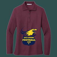 Women's Silk Touch Long Sleeve Polo Thumbnail