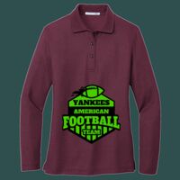 Women's Silk Touch Long Sleeve Polo Thumbnail