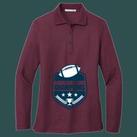 Women's Silk Touch Long Sleeve Polo Thumbnail