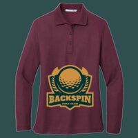 Women's Silk Touch Long Sleeve Polo Thumbnail