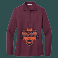 Women's Silk Touch Long Sleeve Polo Thumbnail