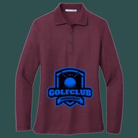 Women's Silk Touch Long Sleeve Polo Thumbnail