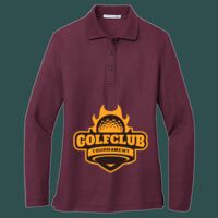 Women's Silk Touch Long Sleeve Polo Thumbnail