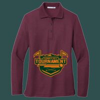 Women's Silk Touch Long Sleeve Polo Thumbnail
