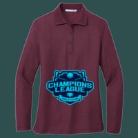 Women's Silk Touch Long Sleeve Polo Thumbnail