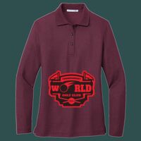 Women's Silk Touch Long Sleeve Polo Thumbnail