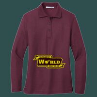 Women's Silk Touch Long Sleeve Polo Thumbnail