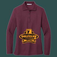 Women's Silk Touch Long Sleeve Polo Thumbnail