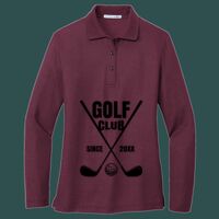 Women's Silk Touch Long Sleeve Polo Thumbnail