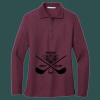 Women's Silk Touch Long Sleeve Polo Thumbnail