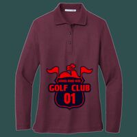 Women's Silk Touch Long Sleeve Polo Thumbnail