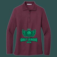 Women's Silk Touch Long Sleeve Polo Thumbnail