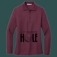 Women's Silk Touch Long Sleeve Polo Thumbnail