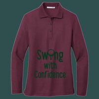 Women's Silk Touch Long Sleeve Polo Thumbnail