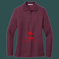 Women's Silk Touch Long Sleeve Polo Thumbnail