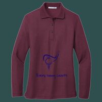 Women's Silk Touch Long Sleeve Polo Thumbnail