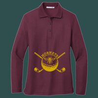 Women's Silk Touch Long Sleeve Polo Thumbnail