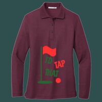Women's Silk Touch Long Sleeve Polo Thumbnail