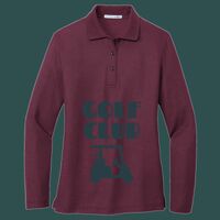 Women's Silk Touch Long Sleeve Polo Thumbnail