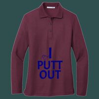 Women's Silk Touch Long Sleeve Polo Thumbnail