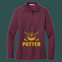 Women's Silk Touch Long Sleeve Polo Thumbnail