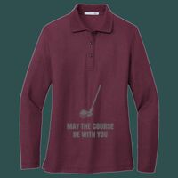 Women's Silk Touch Long Sleeve Polo Thumbnail