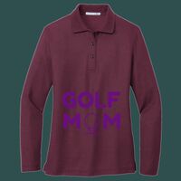 Women's Silk Touch Long Sleeve Polo Thumbnail