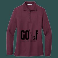 Women's Silk Touch Long Sleeve Polo Thumbnail