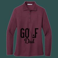Women's Silk Touch Long Sleeve Polo Thumbnail