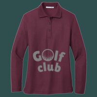 Women's Silk Touch Long Sleeve Polo Thumbnail