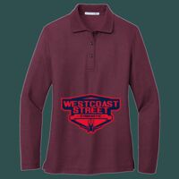 Women's Silk Touch Long Sleeve Polo Thumbnail