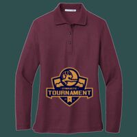 Women's Silk Touch Long Sleeve Polo Thumbnail