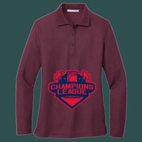 Women's Silk Touch Long Sleeve Polo Thumbnail