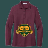 Women's Silk Touch Long Sleeve Polo Thumbnail