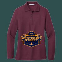 Women's Silk Touch Long Sleeve Polo Thumbnail