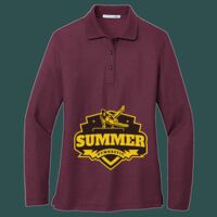 Women's Silk Touch Long Sleeve Polo Thumbnail