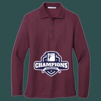 Women's Silk Touch Long Sleeve Polo Thumbnail