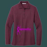 Women's Silk Touch Long Sleeve Polo Thumbnail