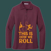 Women's Silk Touch Long Sleeve Polo Thumbnail