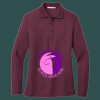 Women's Silk Touch Long Sleeve Polo Thumbnail