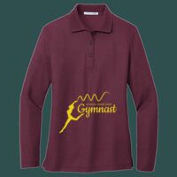 Women's Silk Touch Long Sleeve Polo Thumbnail