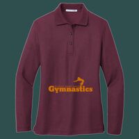 Women's Silk Touch Long Sleeve Polo Thumbnail